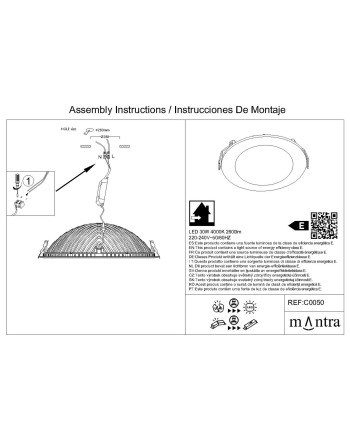 CABRERA * DOWNLIGHT LED 30W - 4000K